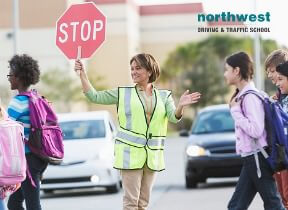 Emergency Stop on school crossing